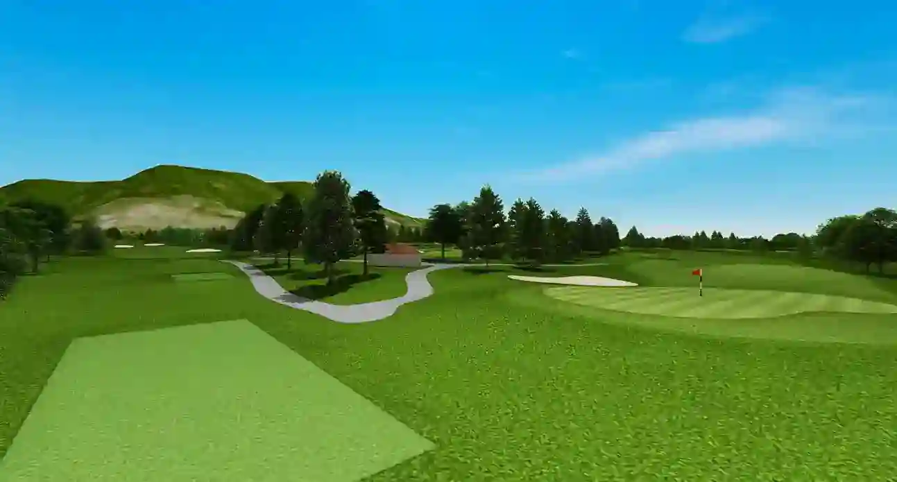 golf course 3d modeling